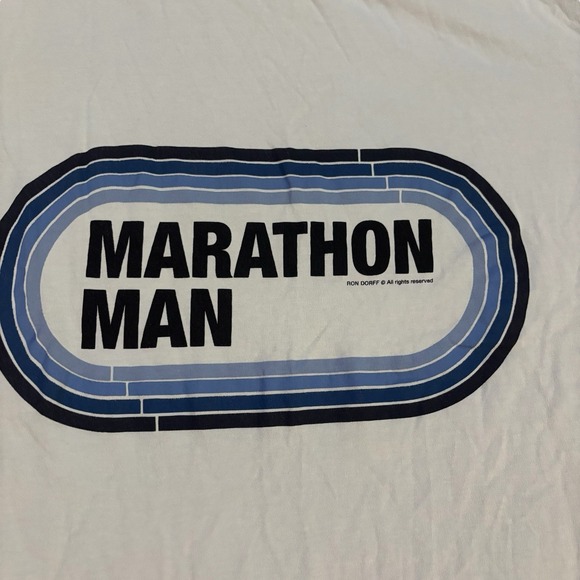 Ron Dorff Marathon Man Graphic‎ Tee Men's Medium Lightweight Casual - Picture 2 of 9